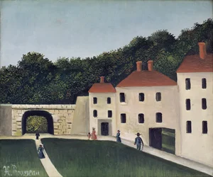 Wandelaars in een Park, 1908